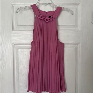 INC International Concepts Pink top with Chain Detail